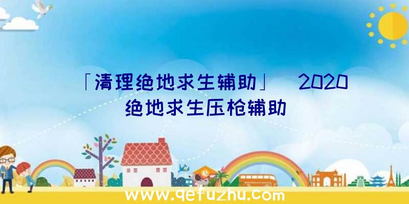 「清理绝地求生辅助」|2020绝地求生压枪辅助